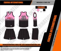 Tea Pink Basketball Uniforms